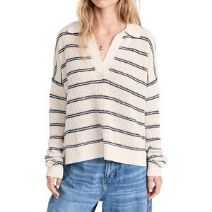 Faherty Women's Miramar Linen Polo size M